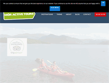 Tablet Screenshot of moractivetours.com